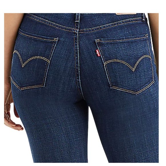 Levi's 721 Zip Fly HighRise Skinny Jean in BLUE STORY 26w/Measurements - Picture 12 of 12